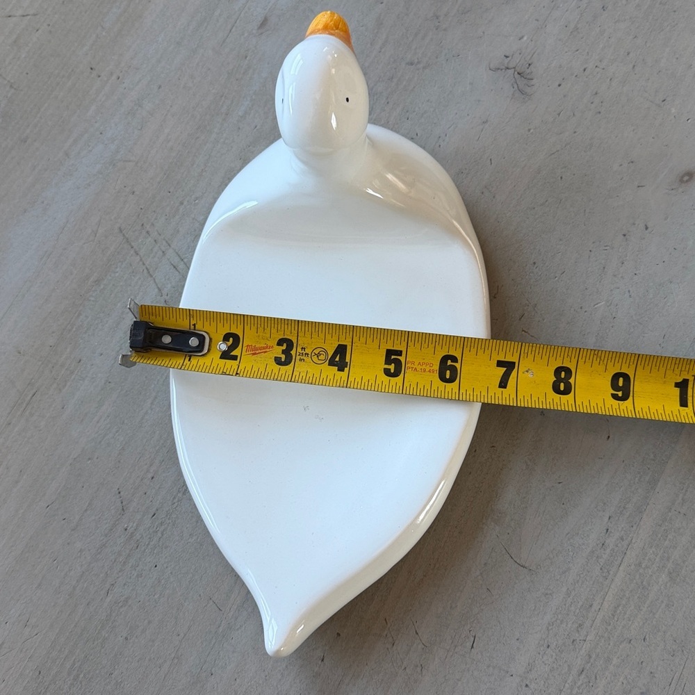 Vintage Ceramic Duck Goose Soap Holder Trinket Tray - Picture 6 of 7
